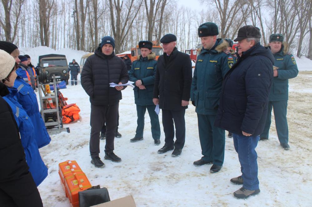 Смотр-готовности к ликвидации  весеннего половодья,лесных пожаров
