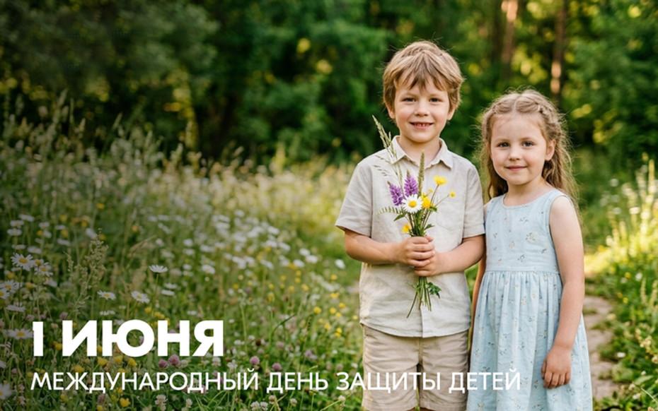 1 июня – Международный день защиты детей: главный приоритет – здоровое будущее