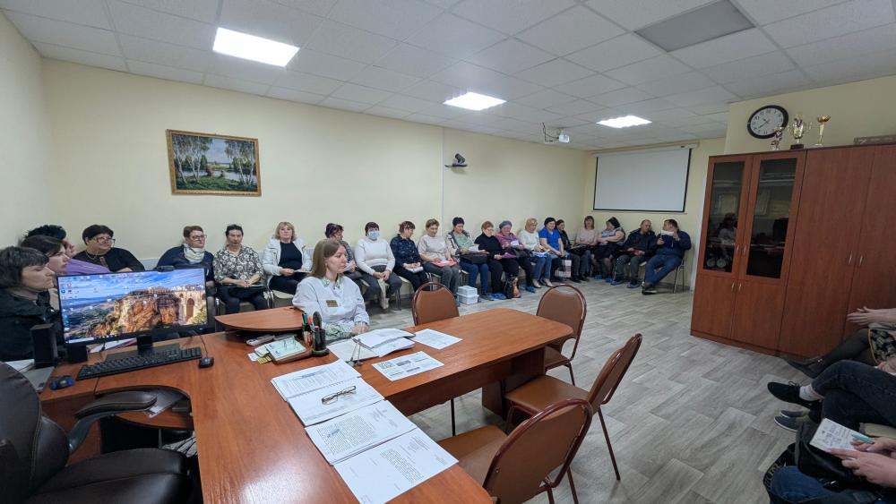 На страже здоровья: в ЦРБ прошли плановые   занятия с фельдшерским составом