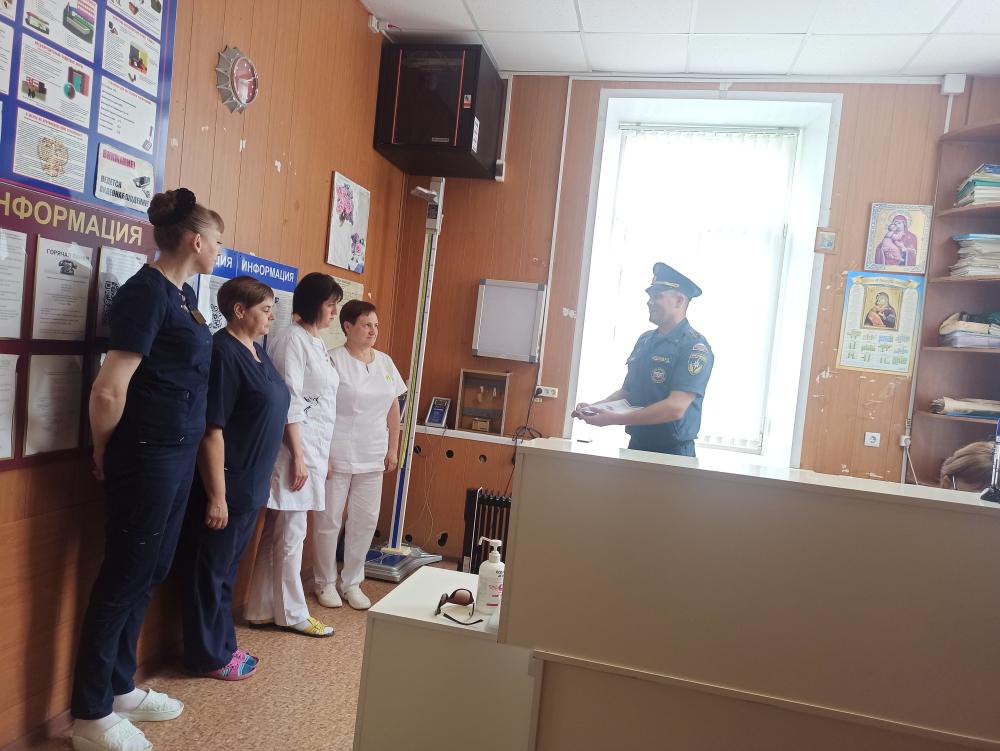 Инструктаж по действиям персонала при пожаре